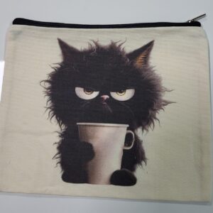 Angry-Cat Accessories Bag