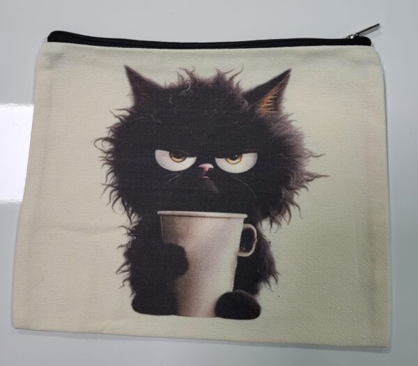 Angry-Cat Accessories Bag