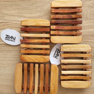 Square Wooden Soap Dish