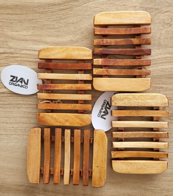 Square Wooden Soap Dish
