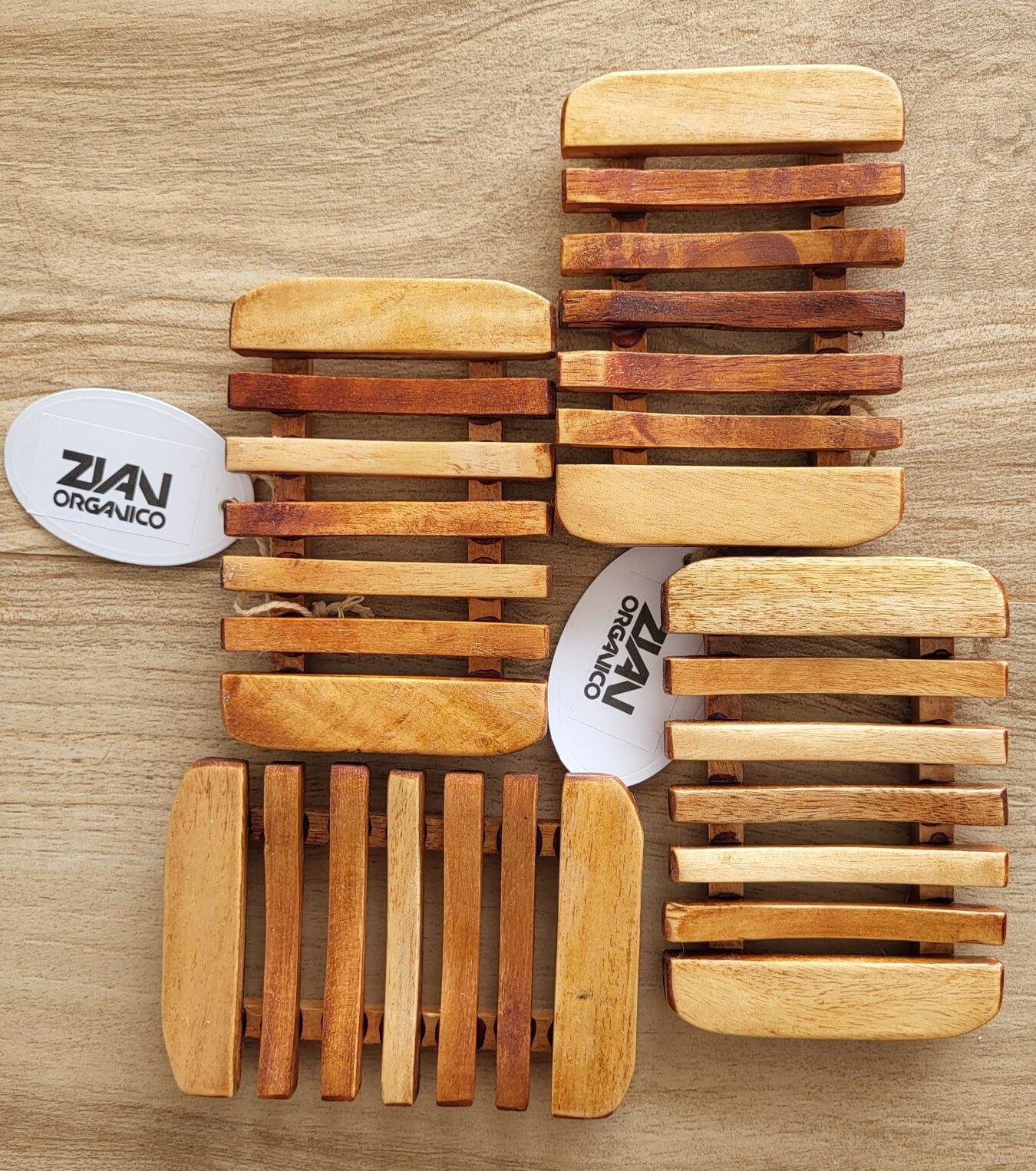 Square Wooden Soap Dish